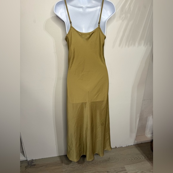 All Saints Green Tierny Coni Slip Dress Size Small - Picture 5 of 7